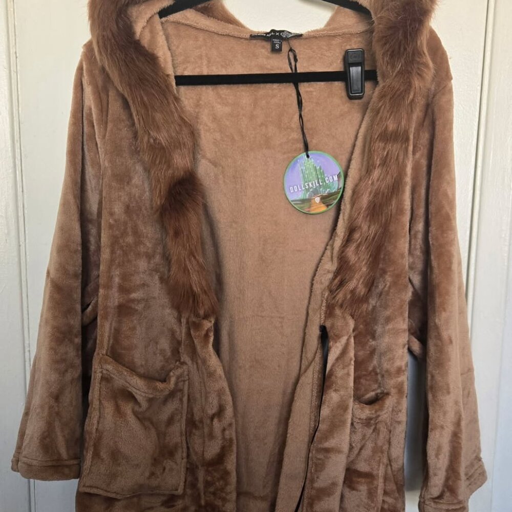 The Wizard of Oz Cowardly Lion robe by Dolls Kill